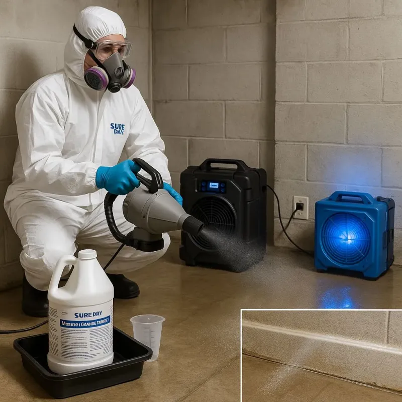 Sanitization and Odor Removal process in Houghton, MI