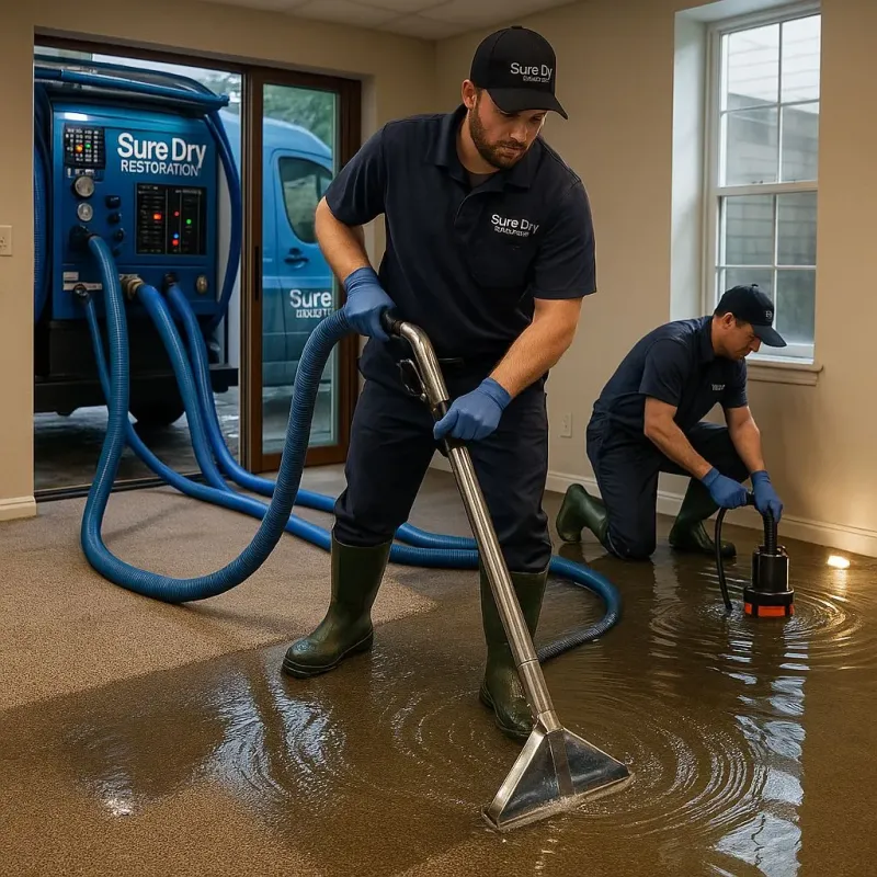 Water Extraction and Removal process in Houghton, MI